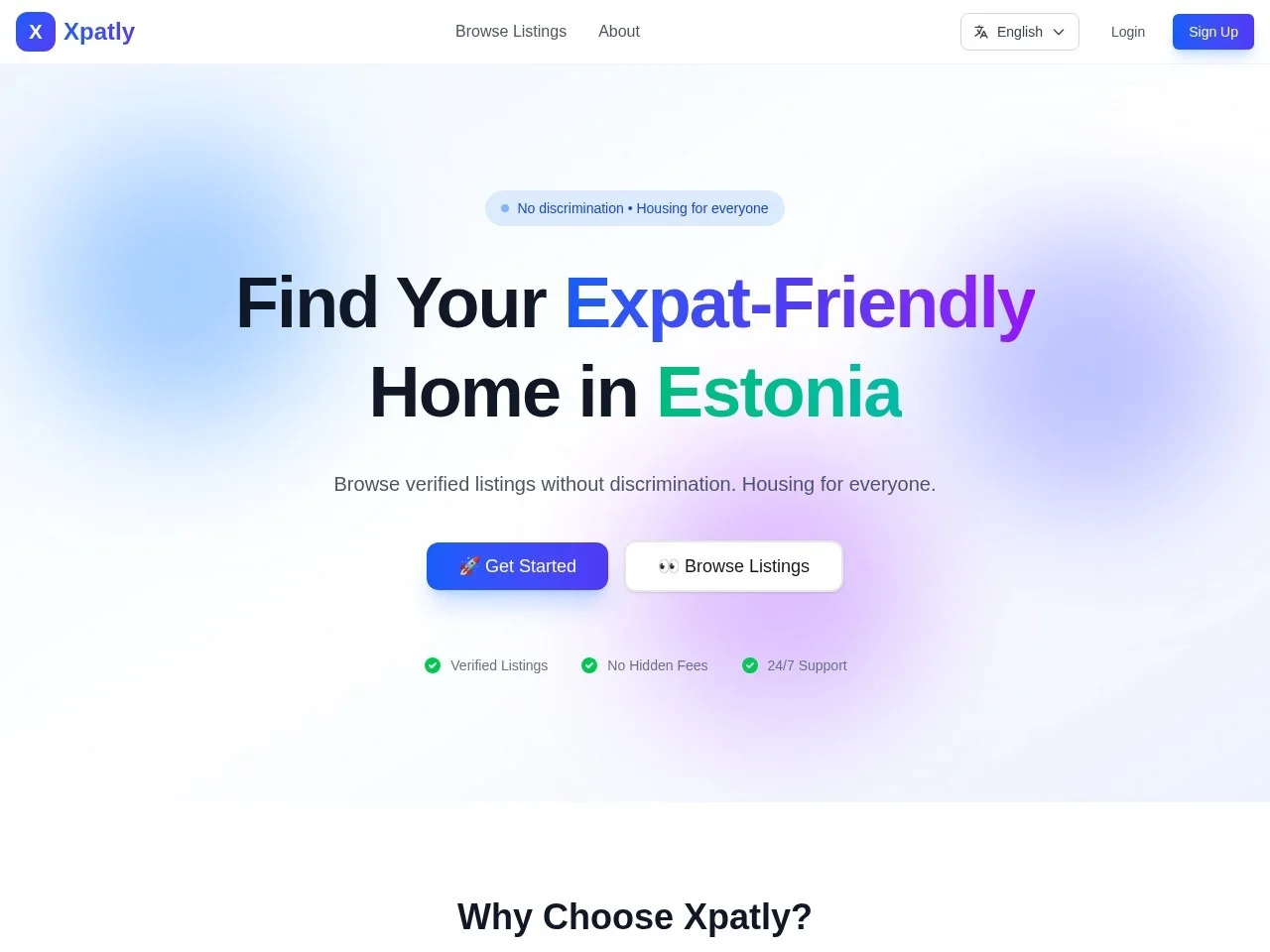 Xpatly Real Estate App ekran görüntüsü